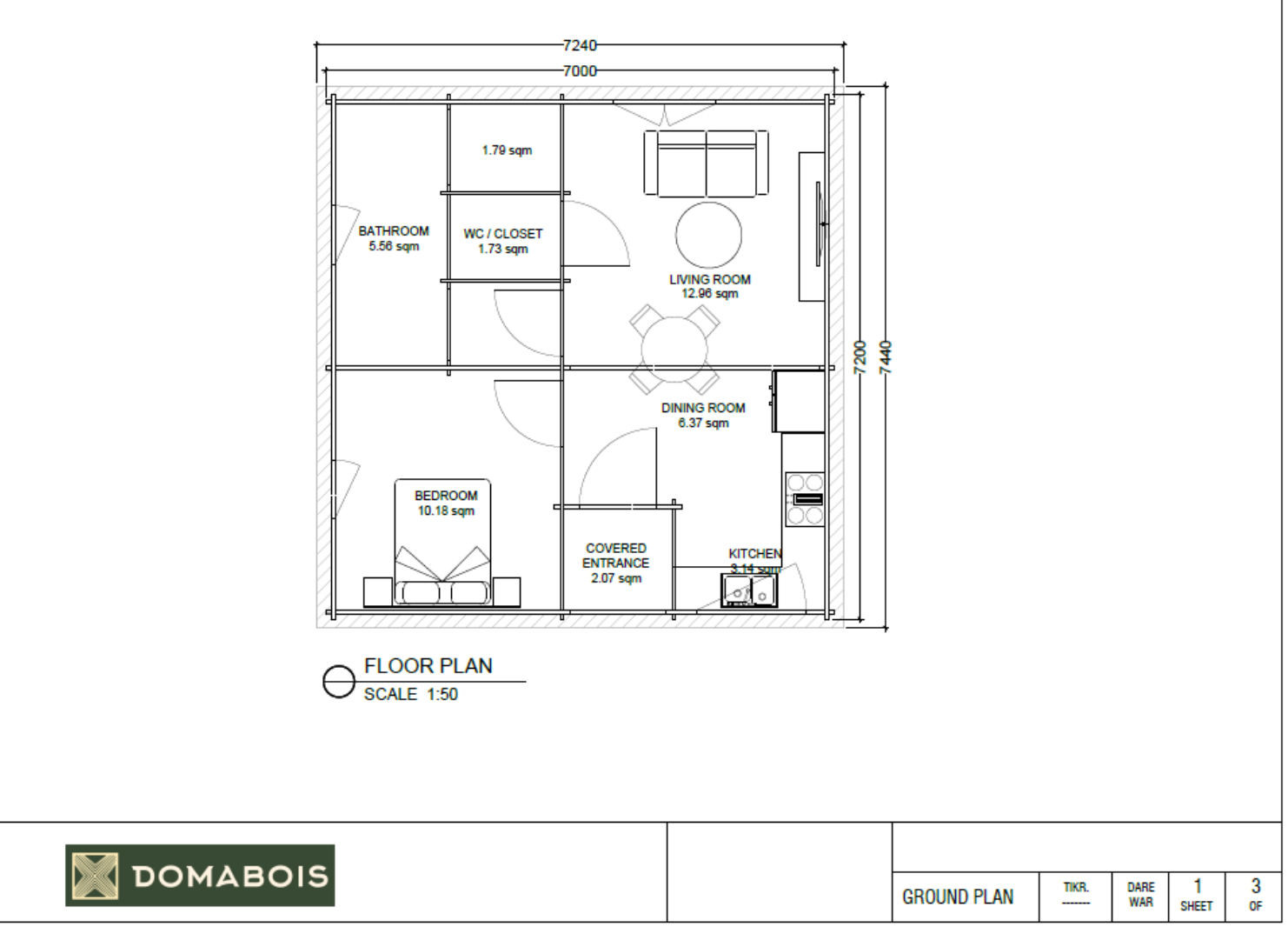 Maison en bois - Cestas 47m²