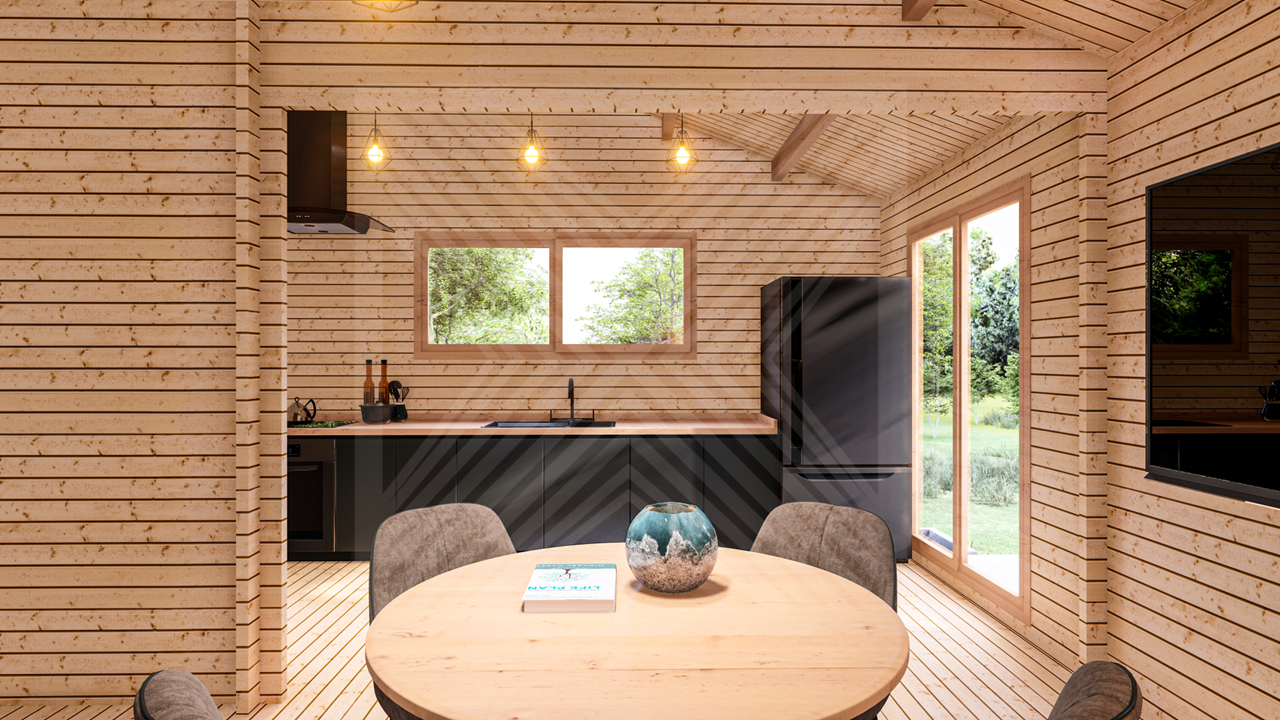 Maison en bois - Bale 60m²