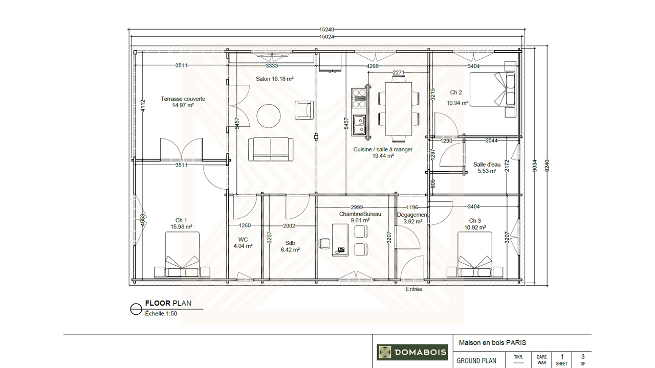 Maison en bois - Paris 113m²